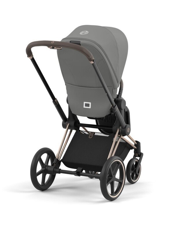 Vežimėlio CYBEX PRIAM V4 Mirage Grey komplektas 2in1, pilkas