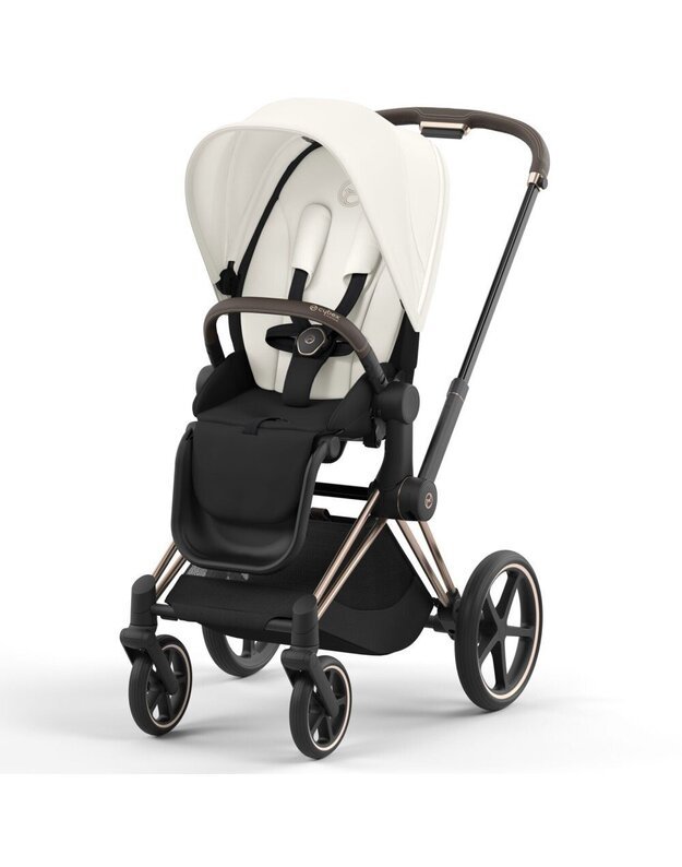 Vežimėlis CYBEX PRIAM V4 Off White, baltas