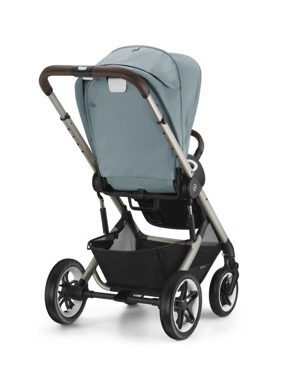 Vežimėlis Cybex Talos S Lux taupe frame Sky Blue, mėlynas