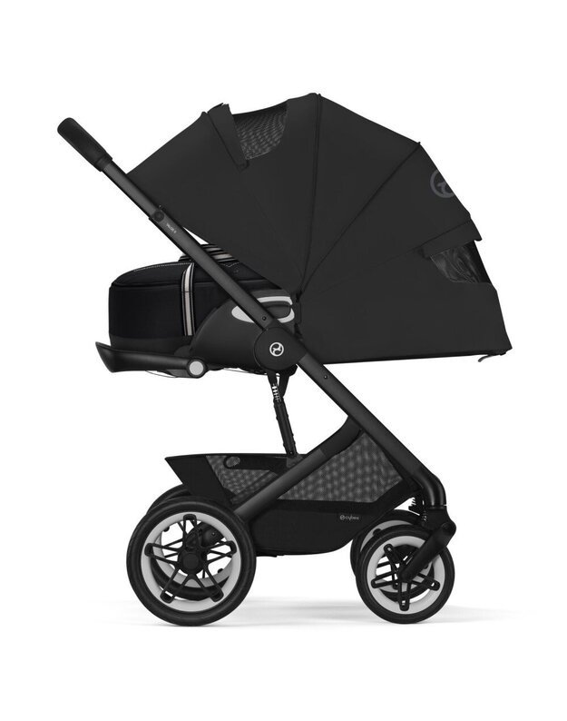 Vežimėlis Cybex Talos S Lux BLK Moon Black, juodas