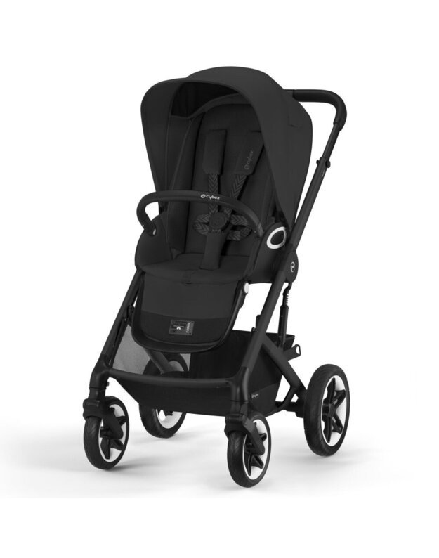 Vežimėlis Cybex Talos S Lux BLK Moon Black, juodas