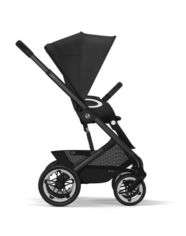 Vežimėlis Cybex Talos S Lux BLK Moon Black, juodas