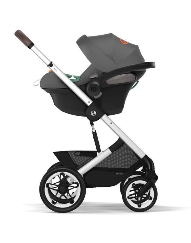 Vežimėlis Cybex Talos S Lux SLV Lava Grey, pilkas