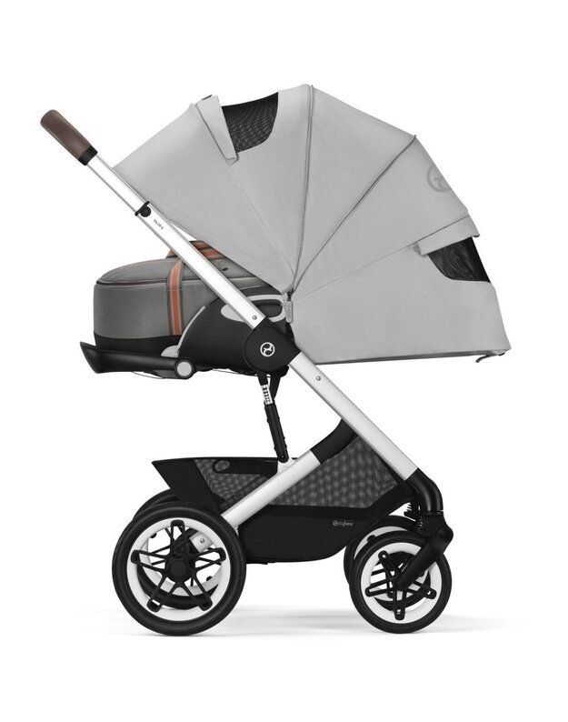 Vežimėlis Cybex Talos S Lux SLV Lava Grey, pilkas