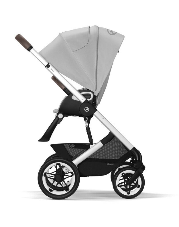 Vežimėlis Cybex Talos S Lux SLV Lava Grey, pilkas