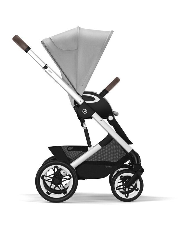 Vežimėlis Cybex Talos S Lux SLV Lava Grey, pilkas