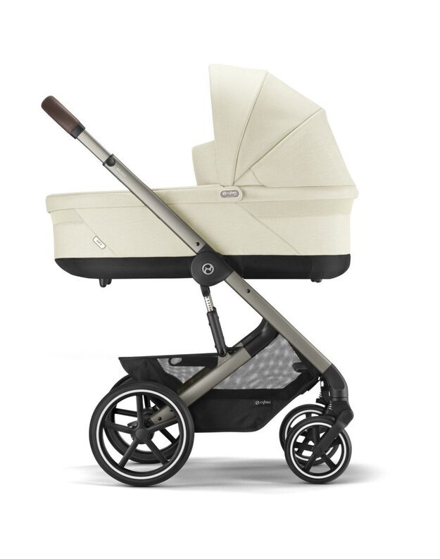 Vežimėlio lopšys Cybex Balios / Talos vežimėliams Carry Cot S Lux Seashell Beige, smėlio spalvos