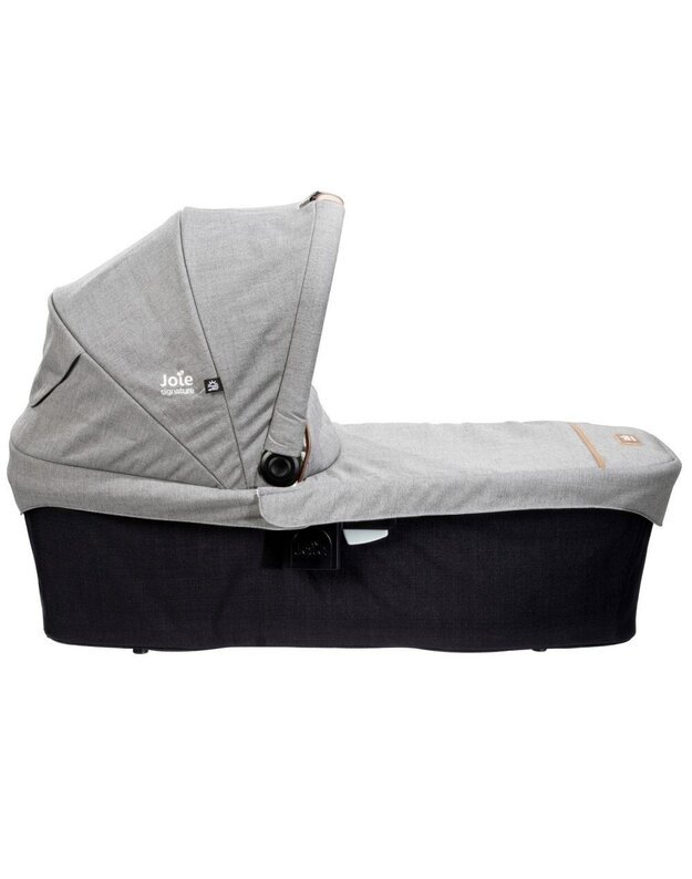 Vežimėlio lopšys Joie Ramble XL carrycot w/rc Carbon, pilka