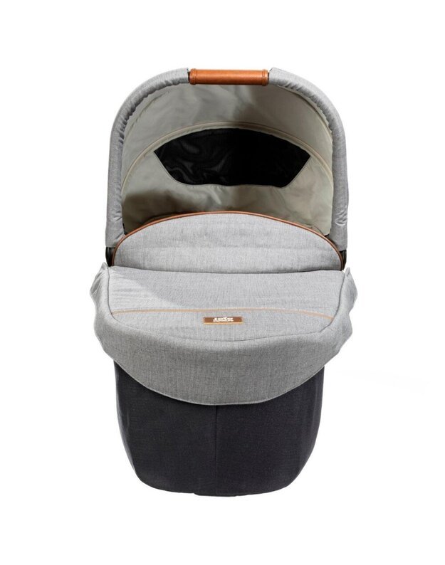 Vežimėlio lopšys Joie Ramble XL carrycot w/rc Carbon, pilka