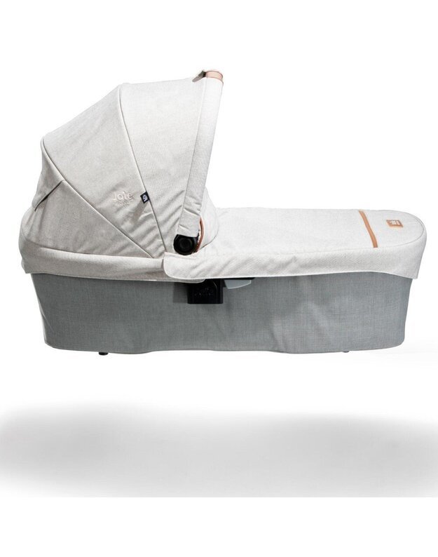 Vežimėlio lopšys Joie Ramble XL carrycot w/rc Oyster, balta-pilka