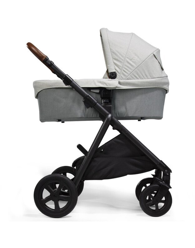 Vežimėlio lopšys Joie Ramble XL carrycot w/rc Oyster, balta-pilka