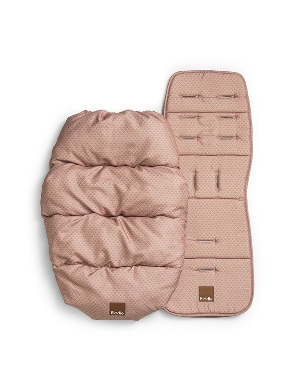 Elodie Details konvertuojamas vežimėlio miegmaišis (vokelis) Pink Nouveau