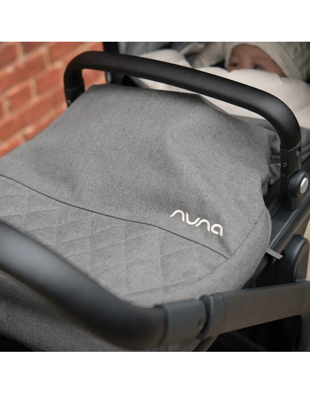 Nuna žieminis vežimėlio miegmaišis (vokelis) Granite, pilkas