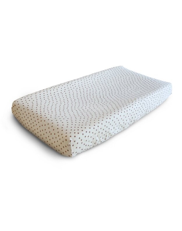 Mushie changing pad cover Bloom