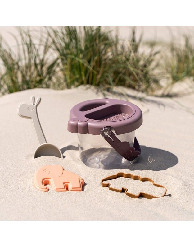 Done by Deer smėlio žaislų rinkinys Deer friends (5 dalių), rausvas 5