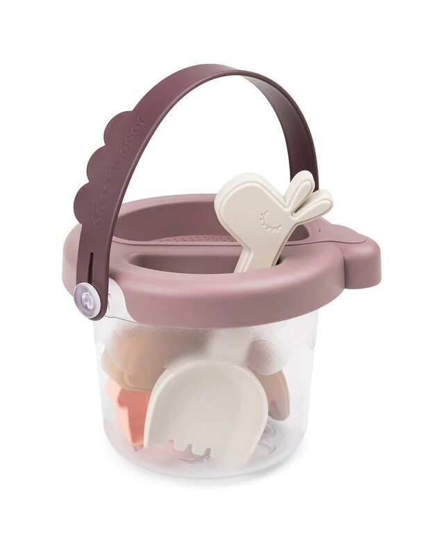 Done by Deer smėlio žaislų rinkinys Deer friends (5 dalių), rausvas 1