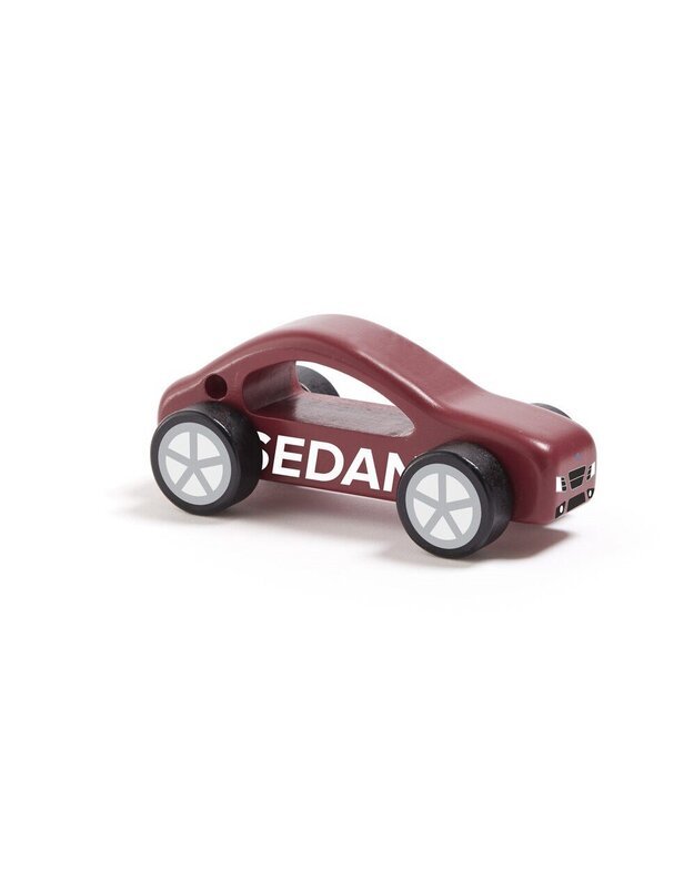 Kid's Concept medinė stumdoma mašinėlė - sedanas Aiden