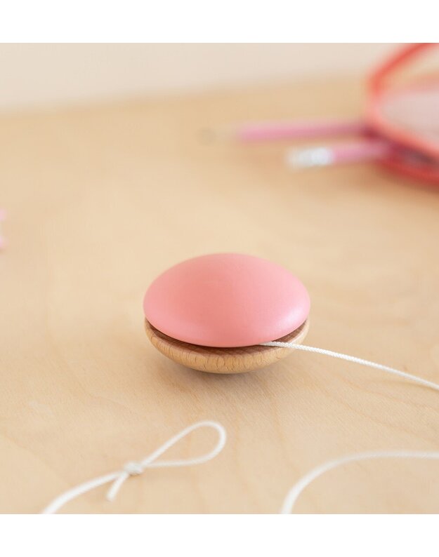 Nobodinoz medinis Yoyo žaislas, įvairių spalvų 3