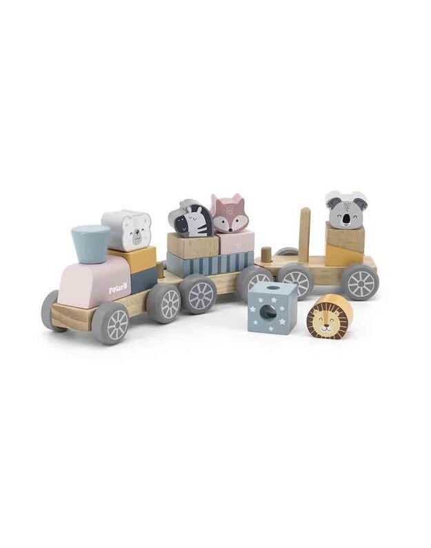 Polar B wooden stacking train