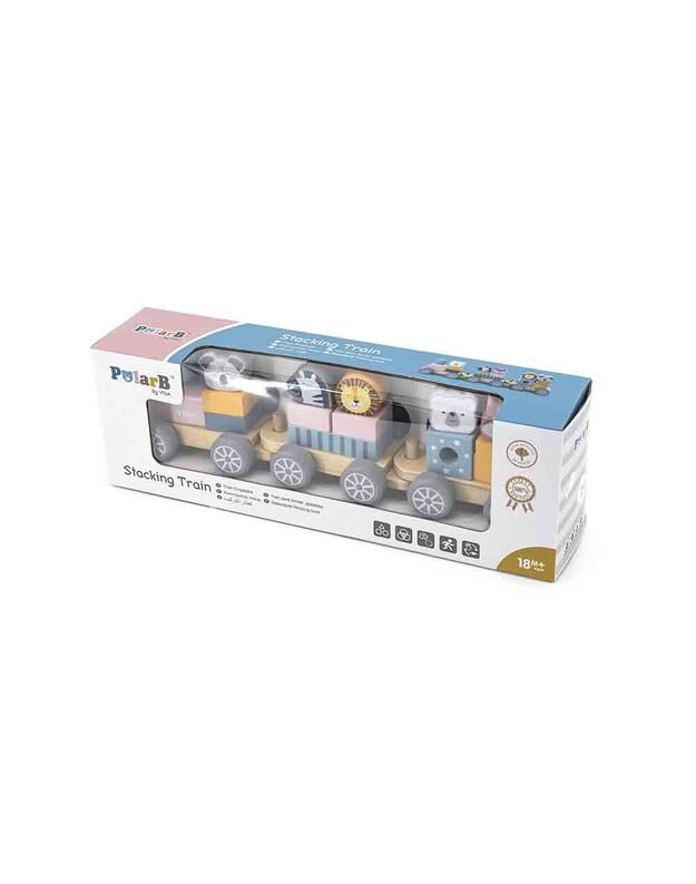 Polar B wooden stacking train
